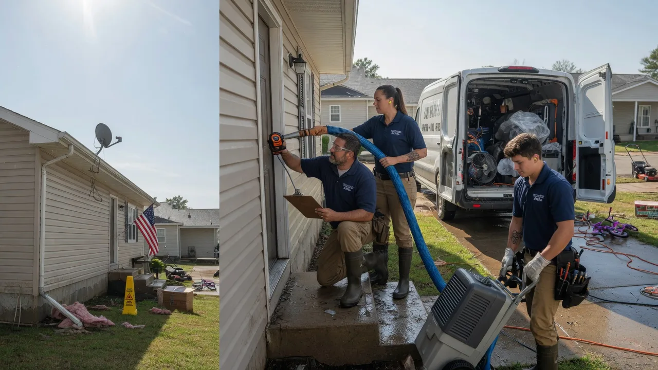 Ceiling Water Damage Restoration in Atlanta, IL near me